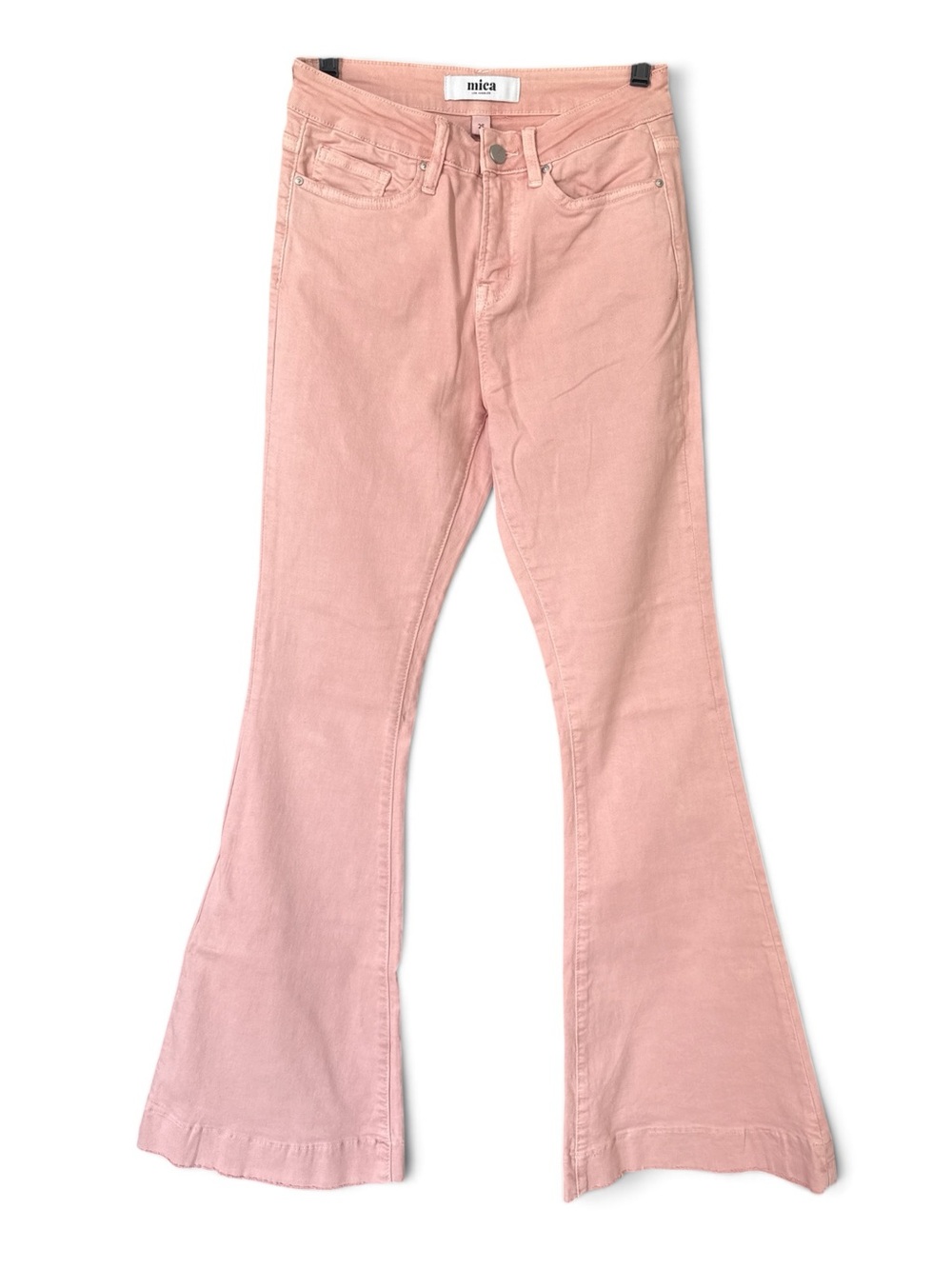 Misa Los Angeles Blush Pink Flare Jeans